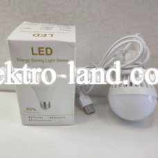 LED Лампа 5V от Повербанка  6500К